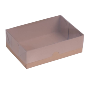 CAIXA DE ACETATO C/T TRANSPARENTE 16X11X5 RET KRAFT C/10 UNIDADES